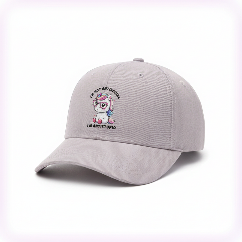 adjustable unicorn cap - white-bg