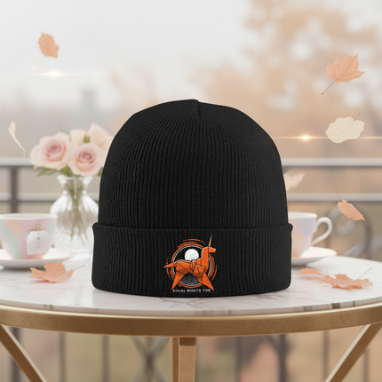 adult unicorn beanie - lifestyle