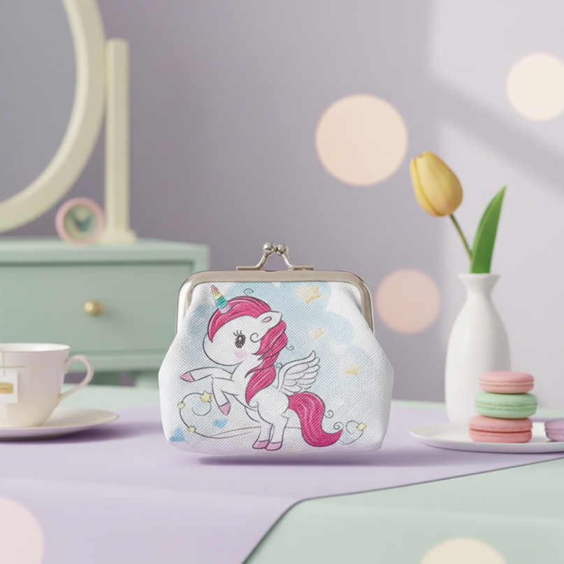 adult unicorn purse - lifestyle