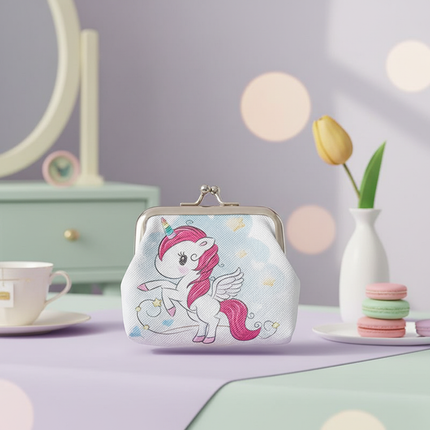 adult unicorn purse - lifestyle