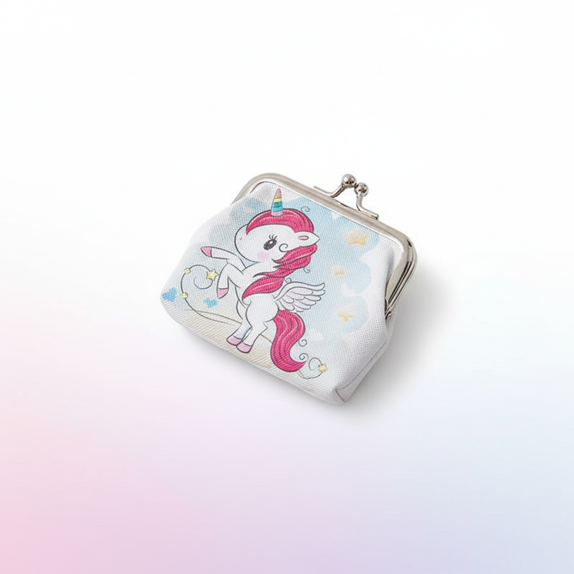 adult unicorn purse - white-bg