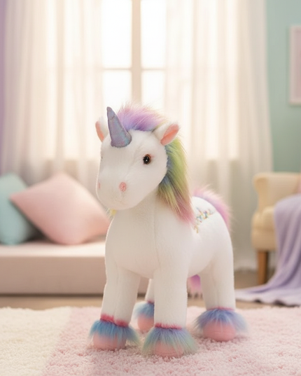 airbrush plush unicorn - lifestyle