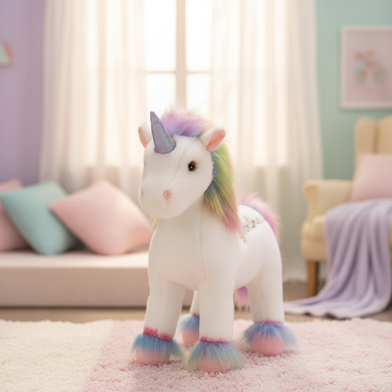 airbrush plush unicorn - lifestyle