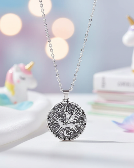 alicorn necklace - lifestyle