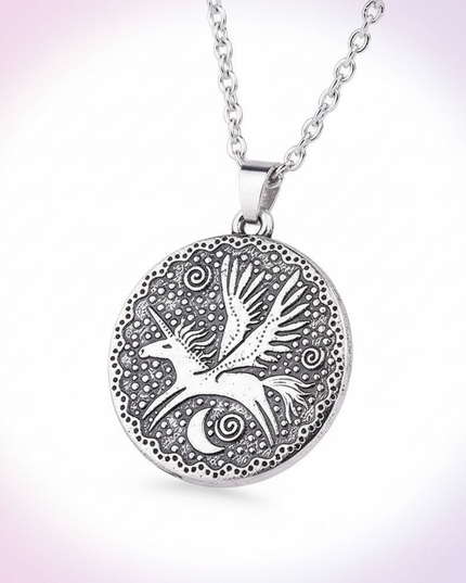 alicorn necklace - white-bg