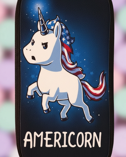 americorn pencil case - detail