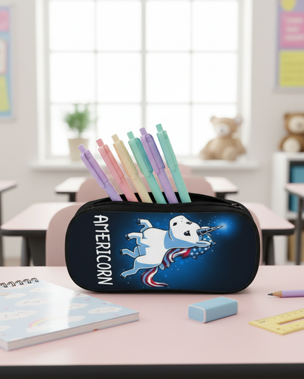 americorn pencil case - lifestyle