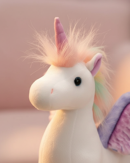 angel unicorn plush - detail