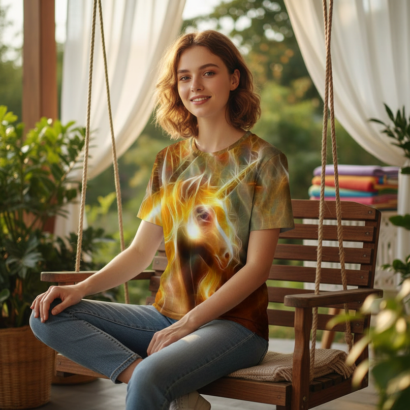 artistic unicorn shirt - lifestyle