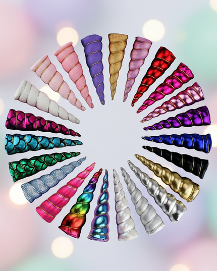 assorted unicorn horn pack - lifestyle