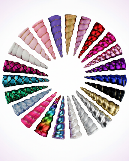 assorted unicorn horn pack - white-bg