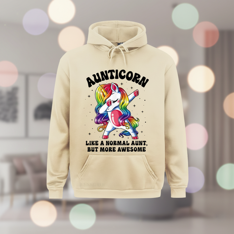 aunticorn hoodie for women - lifestyle