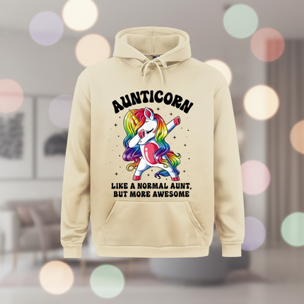 aunticorn hoodie for women - lifestyle