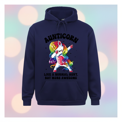 aunticorn pullover hoodie - lifestyle
