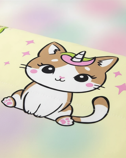 avocado caticorn bedding - detail