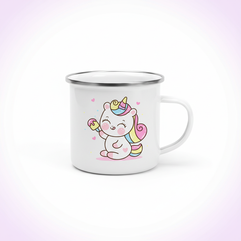 baby unicorn mug - white-bg