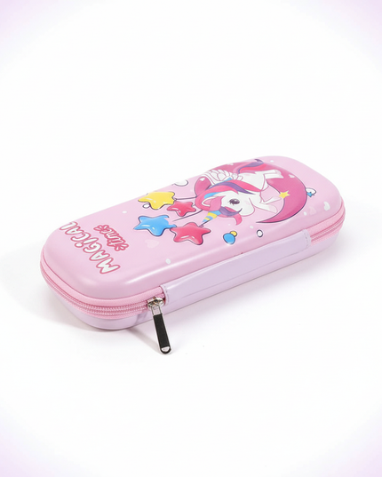 baby unicorn pencil case - white-bg