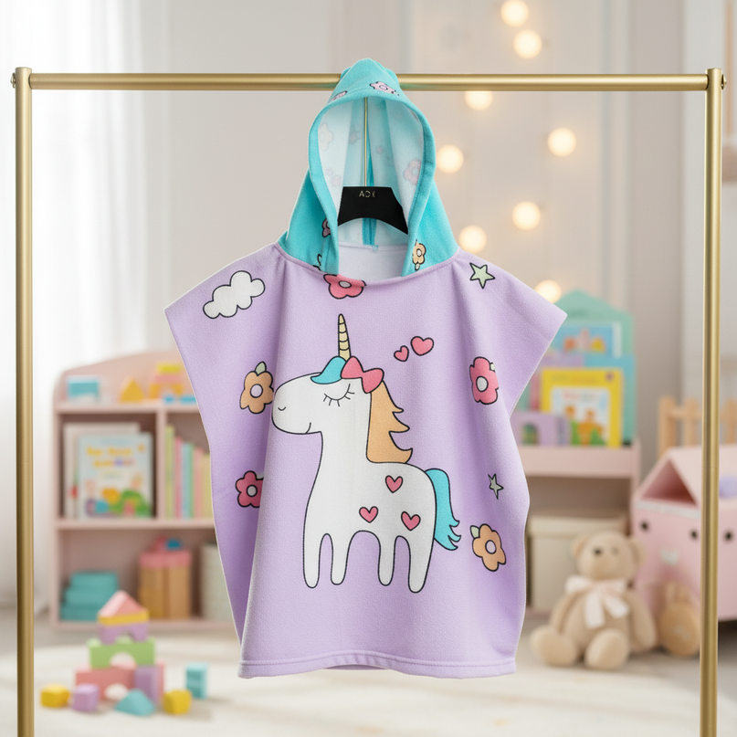 baby unicorn robe - lifestyle