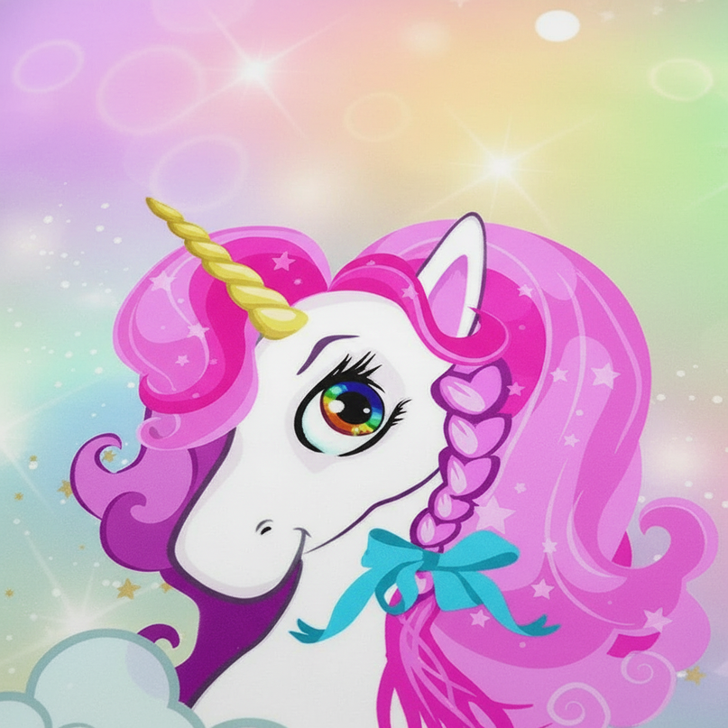 be unique unicorn bedding - detail