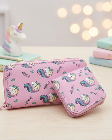 beautiful unicorn wallet - lifestyle