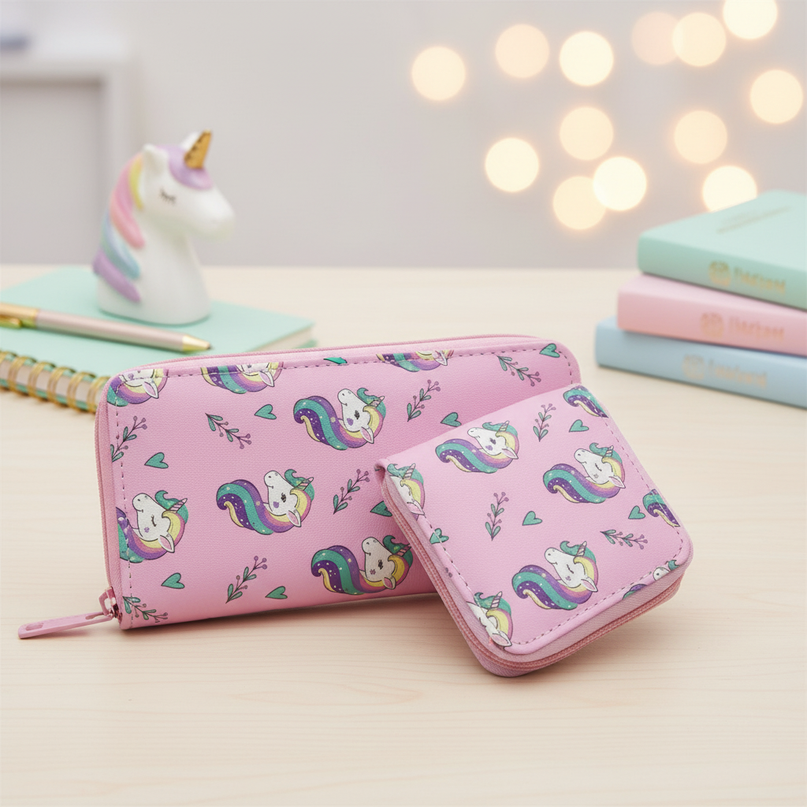 beautiful unicorn wallet - lifestyle