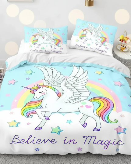 believe in magic pegasus bedding - lifestyle
