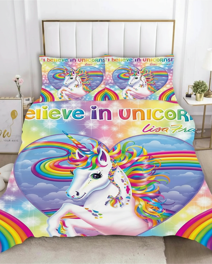 believe in unicorns bedding - lifestyle