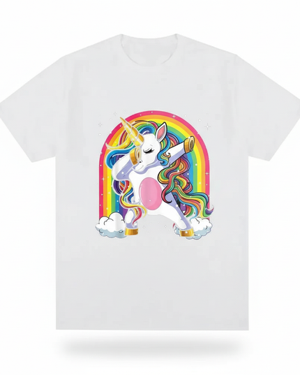 big sister unicorn shirt - white-bg