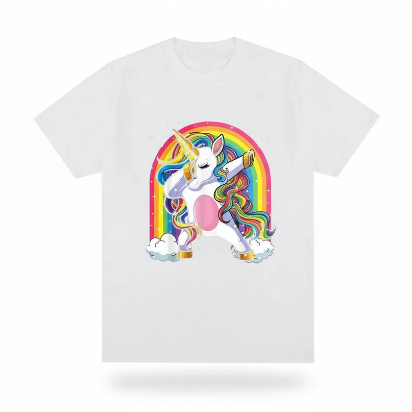 big sister unicorn shirt - white-bg