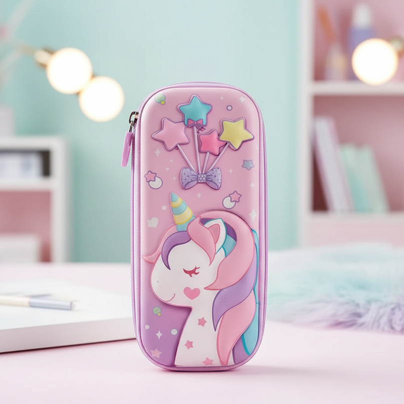 big unicorn pencil case - lifestyle