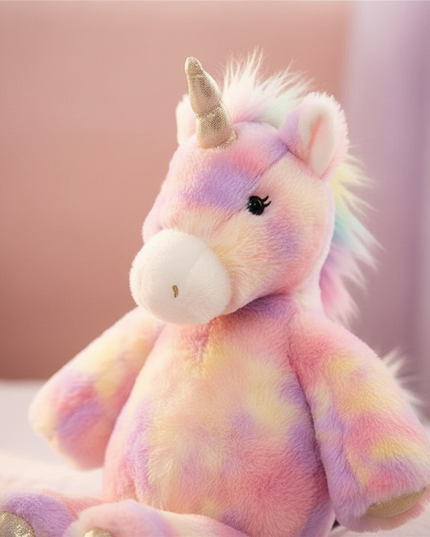 big unicorn plush stuffed animal - detail