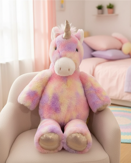 big unicorn plush stuffed animal - lifestyle