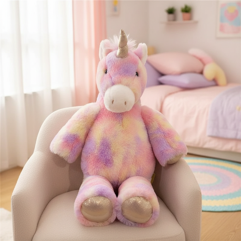 big unicorn plush stuffed animal - lifestyle