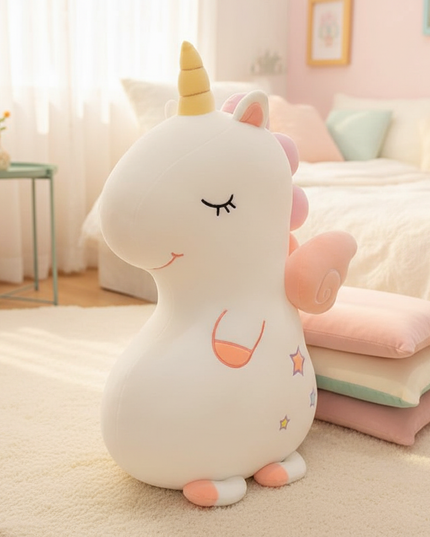 big unicorn plush toy - lifestyle