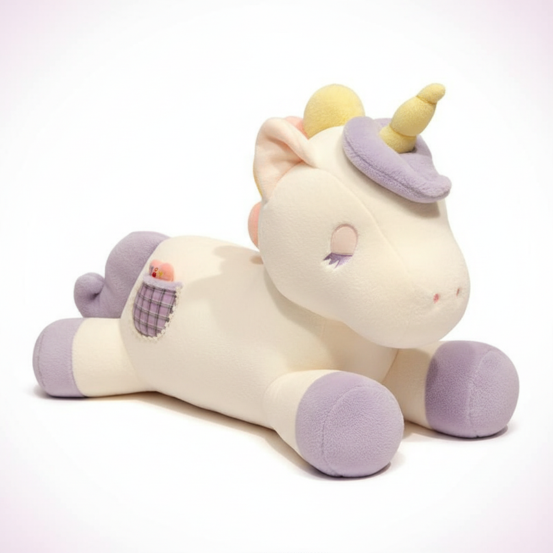 big unicorn plush - white-bg