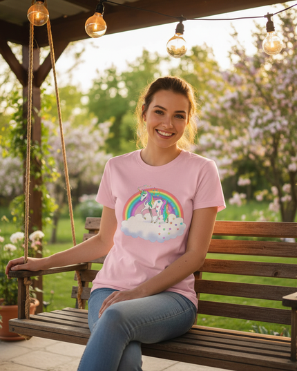bigfoot unicorn shirt - in-use