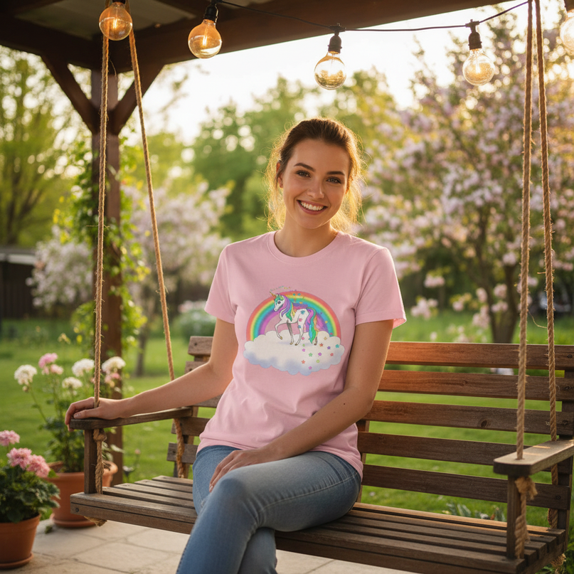 bigfoot unicorn shirt - in-use