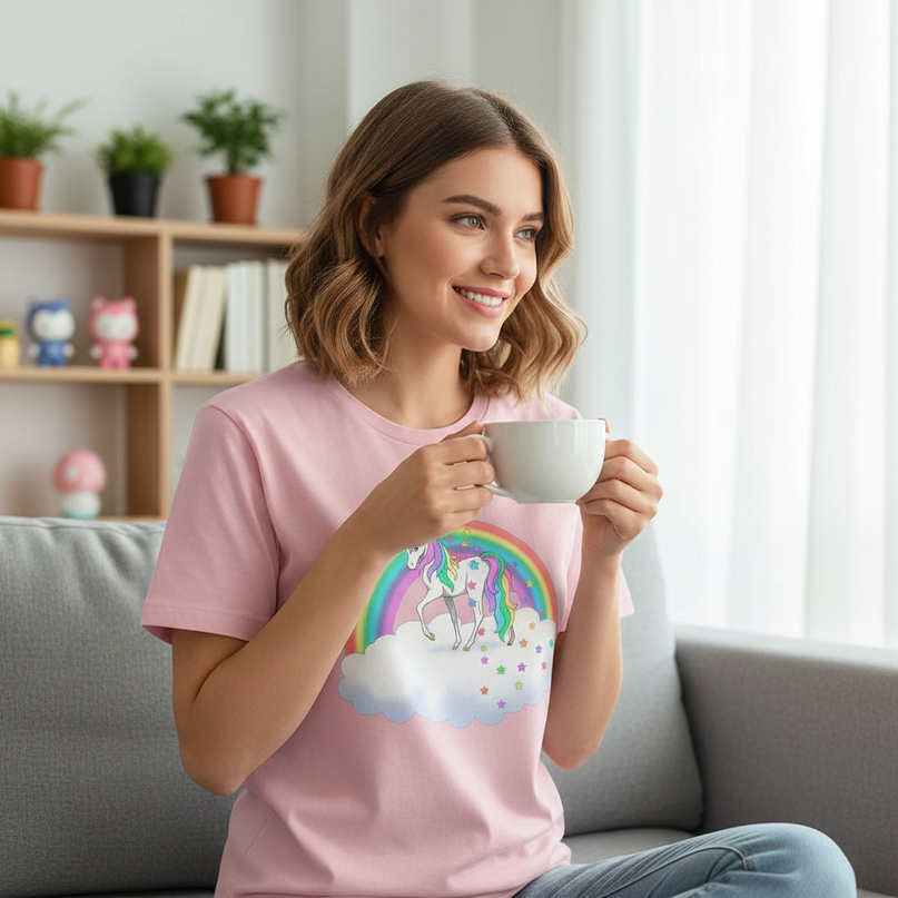 bigfoot unicorn shirt - lifestyle