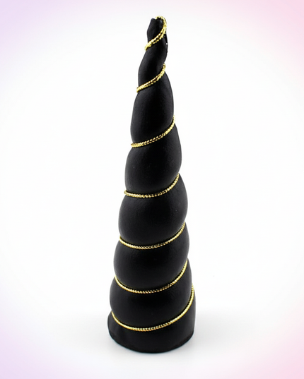 black unicorn horn - white-bg