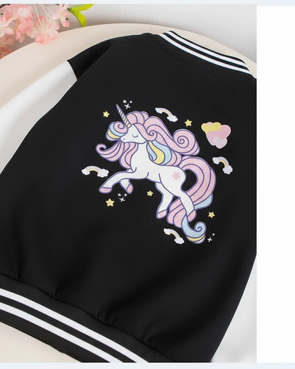 black unicorn jacket - detail