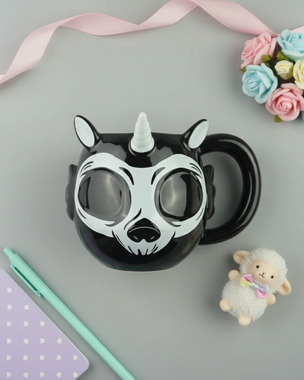 black-unicorn-mug - flat-lay