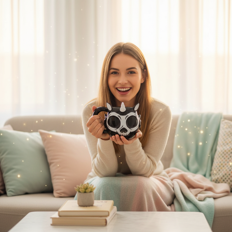 black-unicorn-mug - in-use