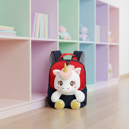 black unicorn school backpack - lifestyle