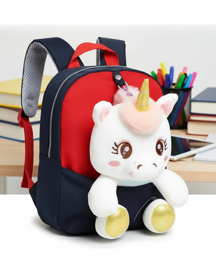 black unicorn school backpack - white-bg