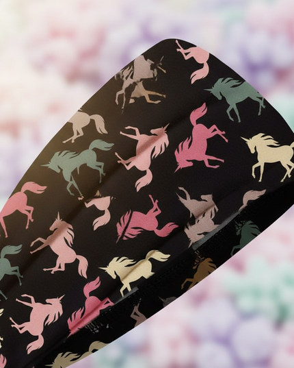 black unicorn sport headband - detail