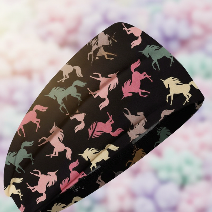 black unicorn sport headband - detail