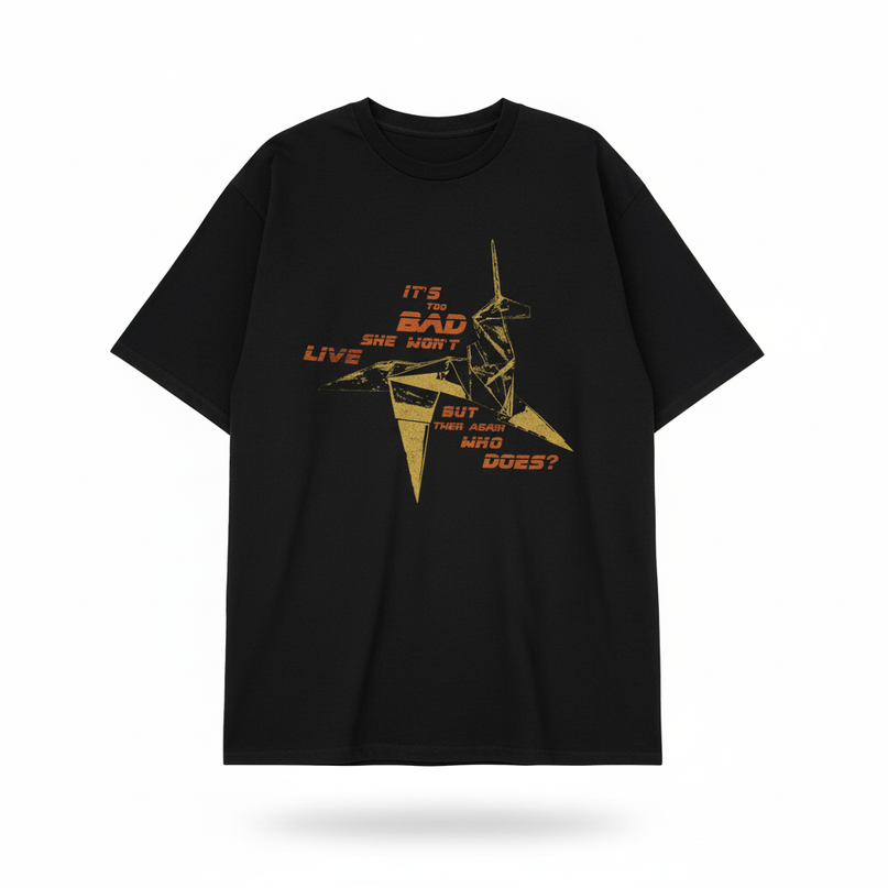 blade runner unicorn shirt - white-bg