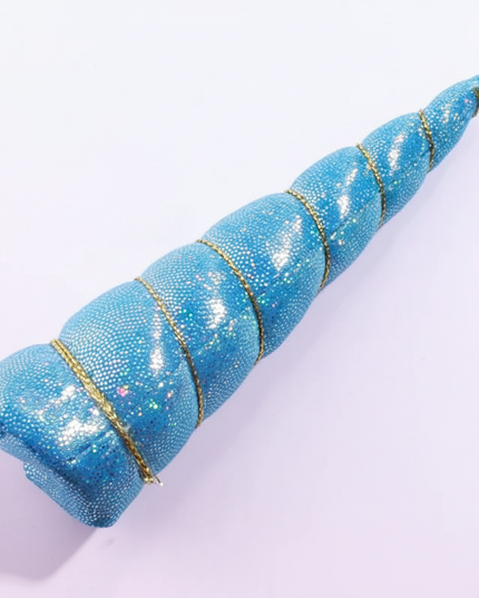 blue felt unicorn horn set - white-bg