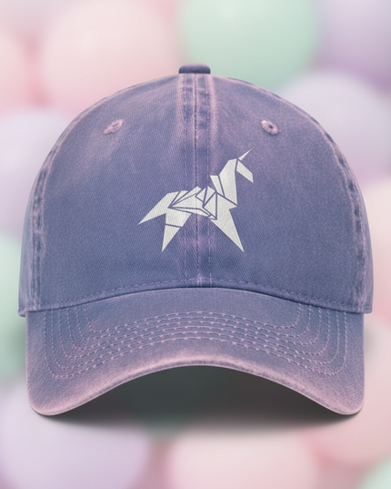blue unicorn cap - detail