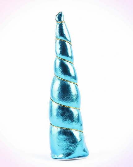 blue unicorn headband - white-bg